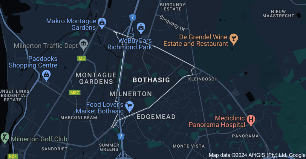 Map of Bothasig